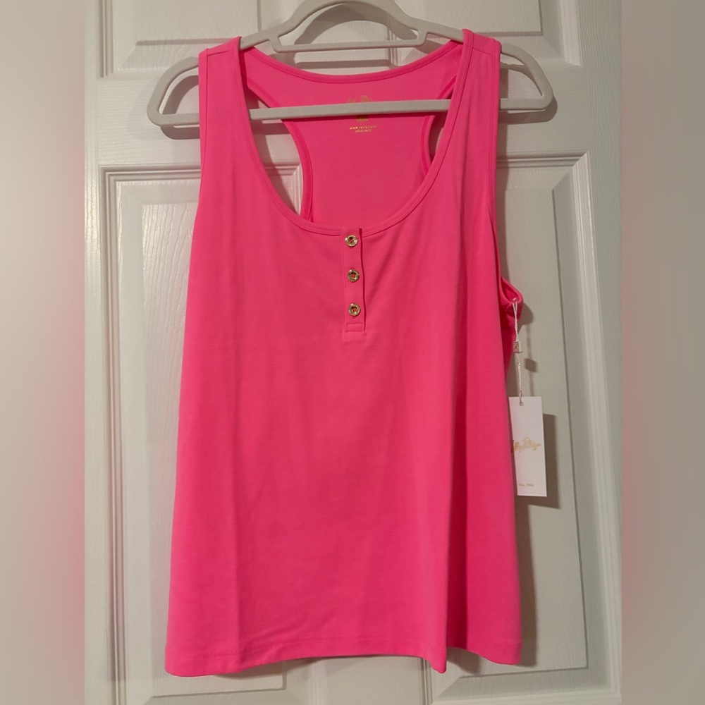 Lilly Pulitzer Sera Knit Tank Top - Roxie Pink